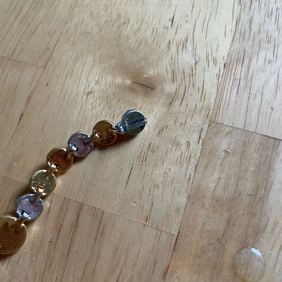 EUC COACH Metallic Clustered Daisy Rivet Necklace - Picture 5 of 7